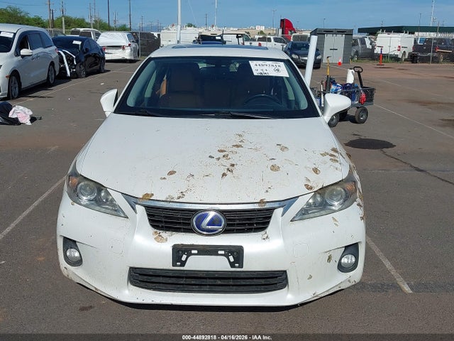 2012 Lexus Ct 200h Premium მანქანა იყიდება აუქციონზე, vin: JTHKD5BH6C2103637, აუქციონის ნომერი: 44892818