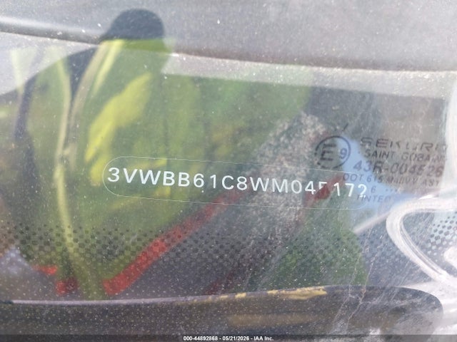 Aukcja sprzedaży 1998 Volkswagen New Beetle, vin: 3VWBB61C8WM045172, numer aukcji: 44892868