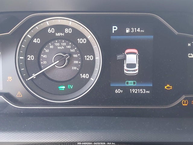 KMHC65LC1LU215121 Hyundai Ioniq Hybrid Blue
