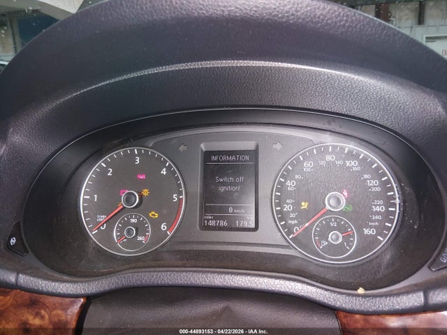 Aukcja sprzedaży 2012 Volkswagen Passat 2.0l Tdi Sel Premium, vin: 1VWCN7A31CC003019, numer aukcji: 44893153