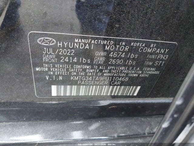 Genesis G70 2.0t Rwd 2023 KMTG34TA9PU110468 Image 9