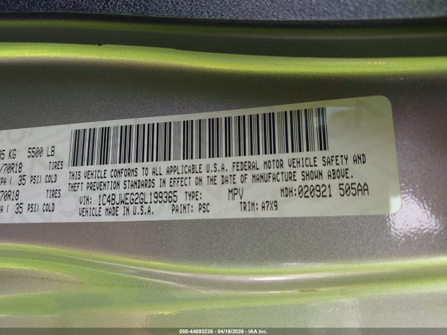 2016 JEEP WRANGLER UNLIMITED 1C4BJWEG2GL199365 Photo 8