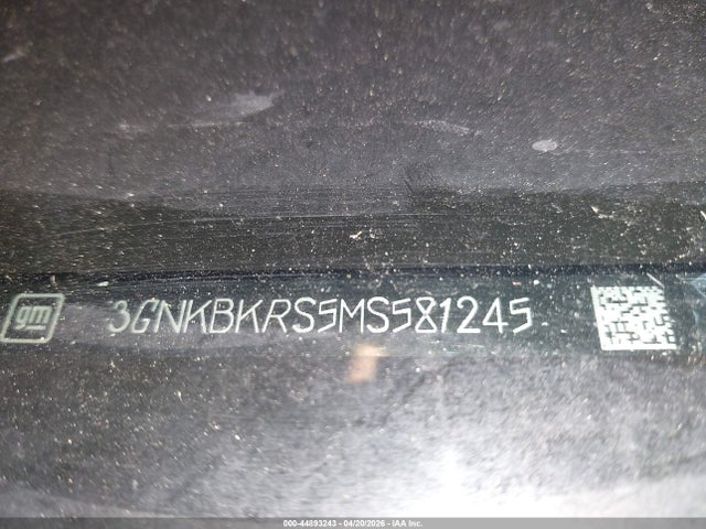 44893243 :رقم المزاد ، 3GNKBKRS5MS581245 vin ، 2021 Chevrolet Blazer Awd Rs مزاد بيع