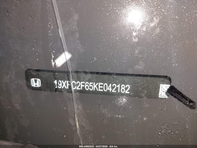 Honda Civic Lx 2019 19XFC2F65KE042182 Image 9