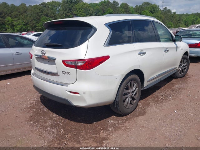 2015 Infiniti Qx60 მანქანა იყიდება აუქციონზე, vin: 5N1AL0MNXFC518007, აუქციონის ნომერი: 44893511