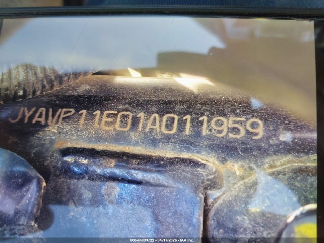 44893722 :رقم المزاد ، JYAVP11E01A011959 vin ، 2001 Yamaha Xvs1100 مزاد بيع