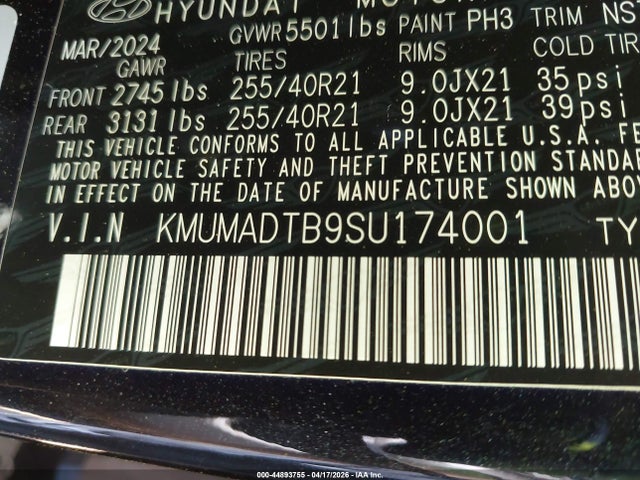 Продаж на аукціоні авто 2025 Genesis Gv70 2.5t Awd, vin: KMUMADTB9SU174001, номер лоту: 44893755