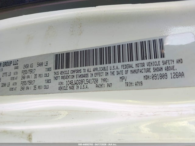 2015 JEEP WRANGLER UNLIMITED 1C4BJWDG9FL541720 Photo 8