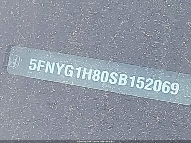 Honda Pilot Elite 2025 5FNYG1H80SB152069 Image 9