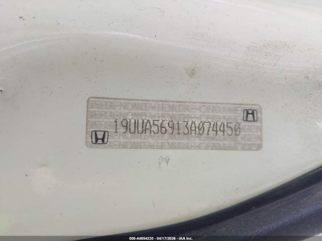 Продажа на аукционе авто 2003 Acura Tl 3.2 Type S, vin: 19UUA56913A074450, номер лота: 44894220