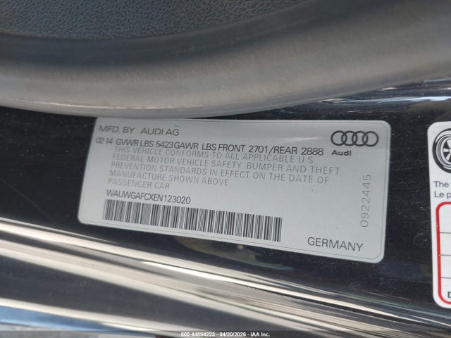 WAUWGAFCXEN123020 Audi A7 3.0t Premium Plus