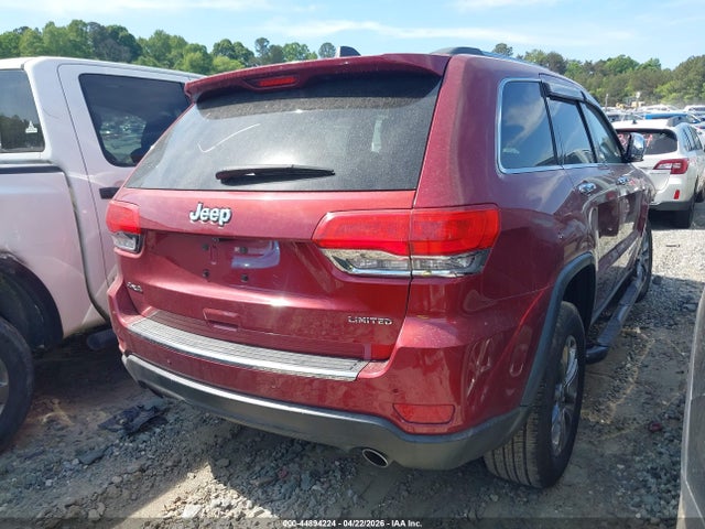 Aukcja sprzedaży 2014 Jeep Grand Cherokee Limited, vin: 1C4RJFBG2EC506596, numer aukcji: 44894224