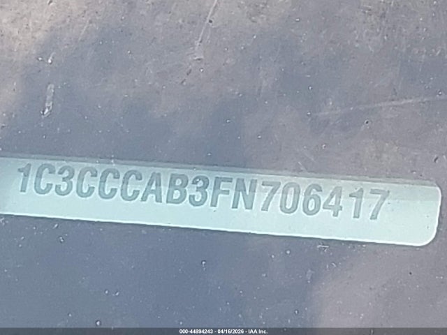 44894243 :رقم المزاد ، 1C3CCCAB3FN706417 vin ، 2015 Chrysler 200 Limited مزاد بيع