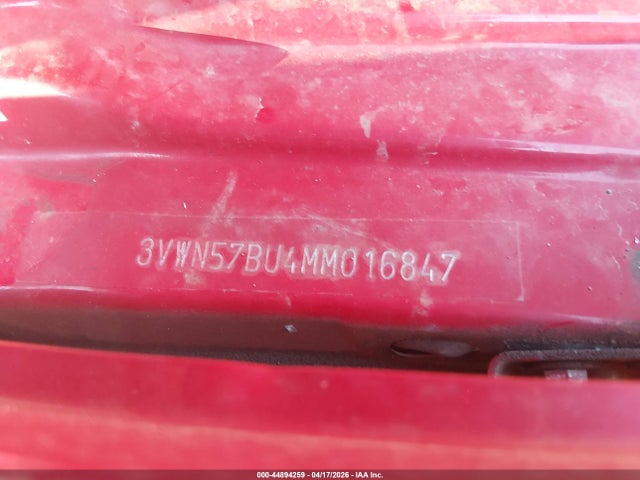 Продажа на аукционе авто 2021 Volkswagen Jetta 1.4t R-line/1.4t S, vin: 3VWN57BU4MM016847, номер лота: 44894259
