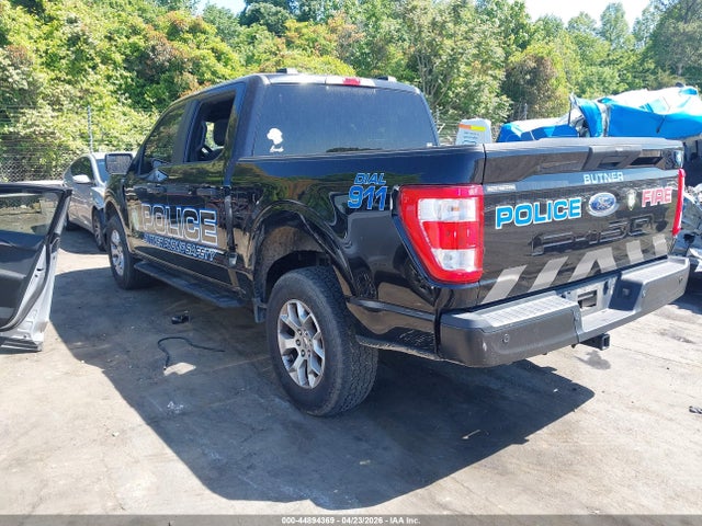 2022 Ford F-150 Police Responder Xl მანქანა იყიდება აუქციონზე, vin: 1FTFW1P80NKD04838, აუქციონის ნომერი: 44894369