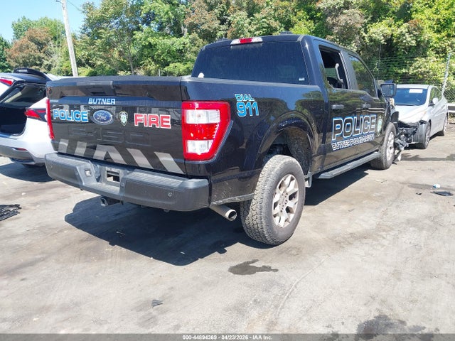 2022 Ford F-150 Police Responder Xl მანქანა იყიდება აუქციონზე, vin: 1FTFW1P80NKD04838, აუქციონის ნომერი: 44894369