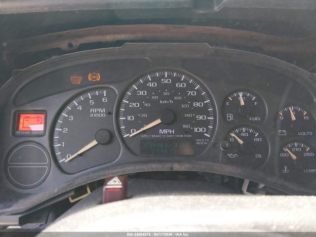 Aukcja sprzedaży 2002 Chevrolet Silverado 1500 Ls, vin: 2GCEC19W921297657, numer aukcji: 44894375