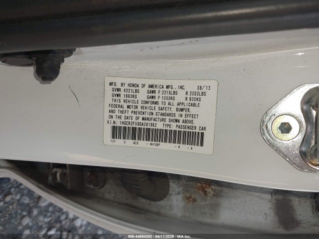 Aukcja sprzedaży 2013 Honda Accord Sport, vin: 1HGCR2F59DA281962, numer aukcji: 44894382