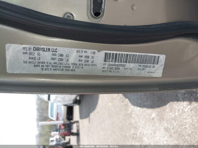 Продажа на аукционе авто 2008 Dodge Caliber Sxt, vin: 1B3HB48B68D655683, номер лота: 44894386
