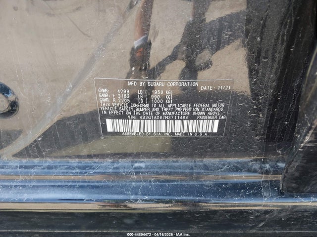 Aukcja sprzedaży 2022 Subaru Impreza Premium 5-door, vin: 4S3GTAD67N3711484, numer aukcji: 44894472