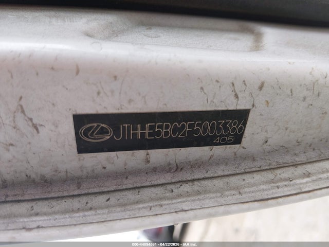 Auction sale of the 2015 Lexus Rc 350, vin: JTHHE5BC2F5003386, lot number: 44894561