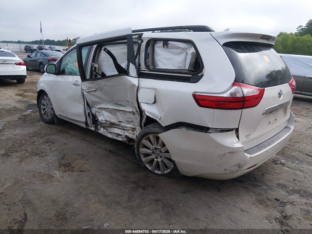 44894703 :رقم المزاد ، 5TDYK3DC7GS738274 vin ، 2016 Toyota Sienna Limited 7 Passenger مزاد بيع