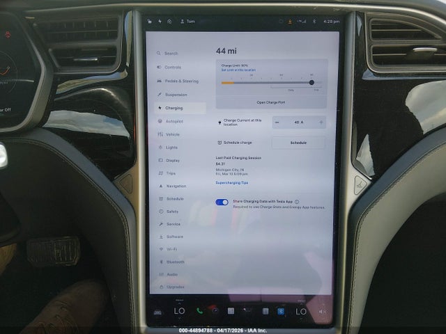 2021 Tesla Model S Long Range Dual Motor All-wheel Drive/long Range Plus Dual Motor All-wheel Drive მანქანა იყიდება აუქციონზე, vin: 5YJSA1E24MF424729, აუქციონის ნომერი: 44894788