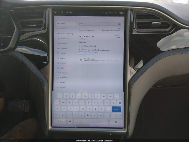 2021 Tesla Model S Long Range Dual Motor All-wheel Drive/long Range Plus Dual Motor All-wheel Drive მანქანა იყიდება აუქციონზე, vin: 5YJSA1E24MF424729, აუქციონის ნომერი: 44894788