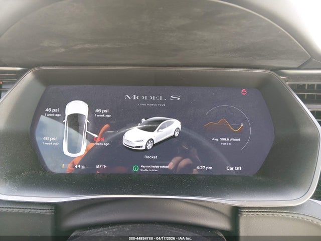 2021 Tesla Model S Long Range Dual Motor All-wheel Drive/long Range Plus Dual Motor All-wheel Drive მანქანა იყიდება აუქციონზე, vin: 5YJSA1E24MF424729, აუქციონის ნომერი: 44894788