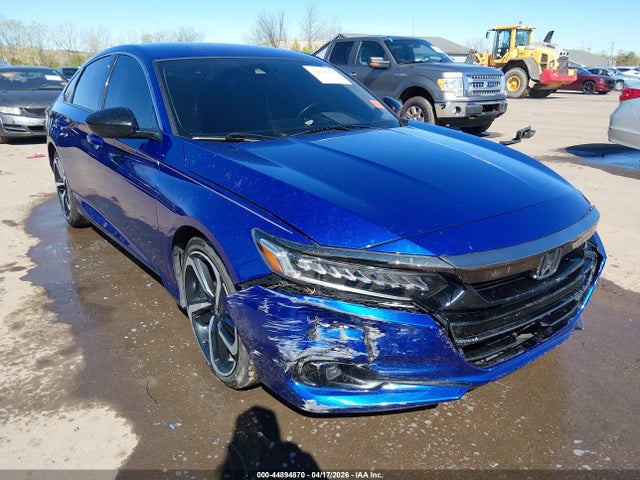 2021 Honda Accord Sport Special Edition მანქანა იყიდება აუქციონზე, vin: 1HGCV1F46MA075298, აუქციონის ნომერი: 44894870