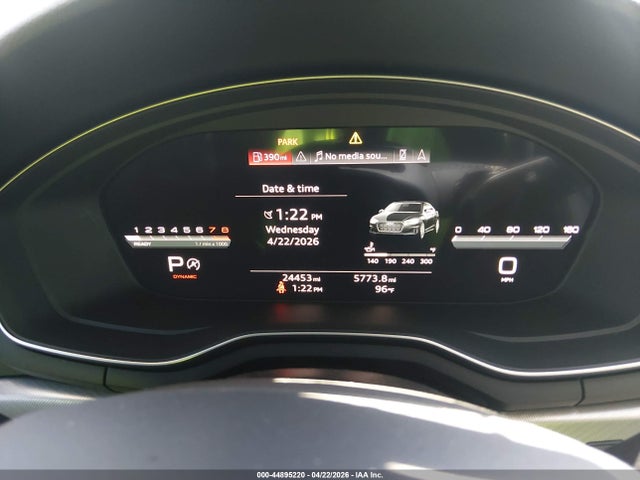 Aukcja sprzedaży 2023 Audi A5 Premium Plus 45 Tfsi S Line Quattro S Tronic, vin: WAUTAAF5XPA001077, numer aukcji: 44895220