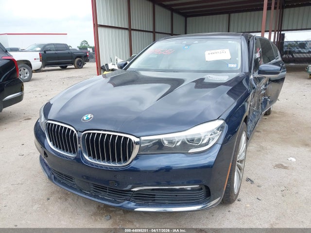 2016 Bmw 740i მანქანა იყიდება აუქციონზე, vin: WBA7E2C56GG546822, აუქციონის ნომერი: 44895251