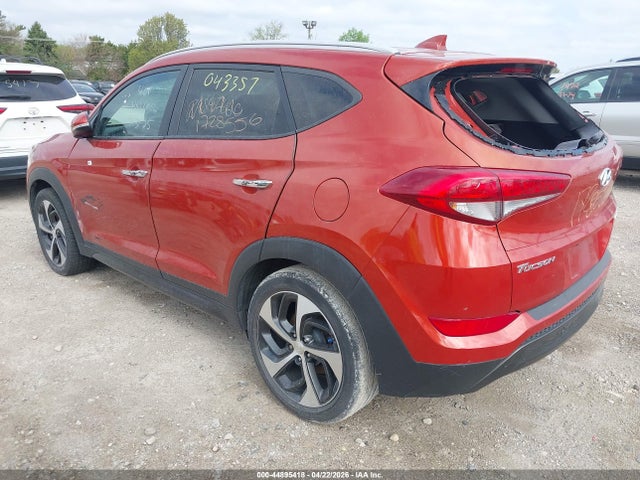 Продаж на аукціоні авто 2016 Hyundai Tucson Limited, vin: KM8J3CA26GU124012, номер лоту: 44895418