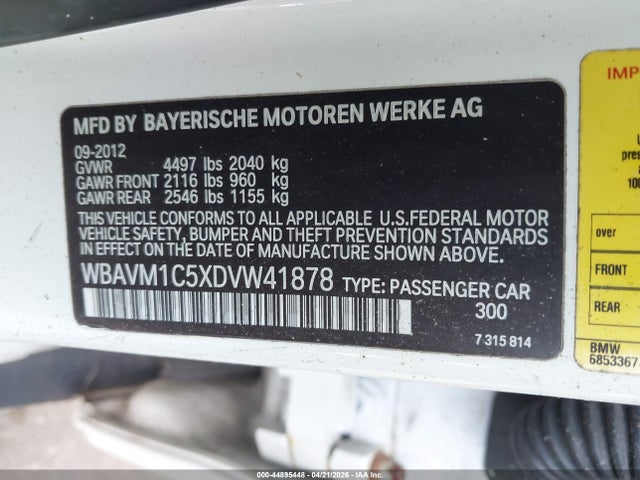 2013 BMW X1 WBAVM1C5XDVW41878 Photo 8