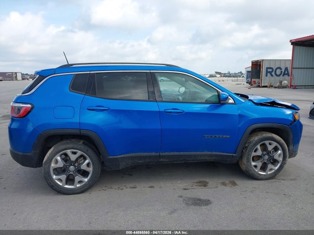Auction sale of the 2020 Jeep Compass Limited 4x4, vin: 3C4NJDCB1LT126866, lot number: 44895560