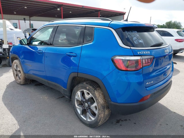 44895560 :رقم المزاد ، 3C4NJDCB1LT126866 vin ، 2020 Jeep Compass Limited 4x4 مزاد بيع