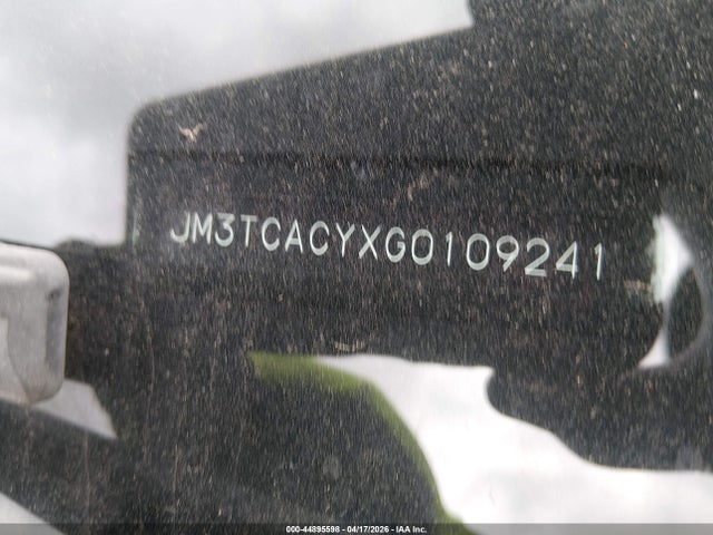 Aukcja sprzedaży 2016 Mazda Cx-9 Touring, vin: JM3TCACYXG0109241, numer aukcji: 44895598