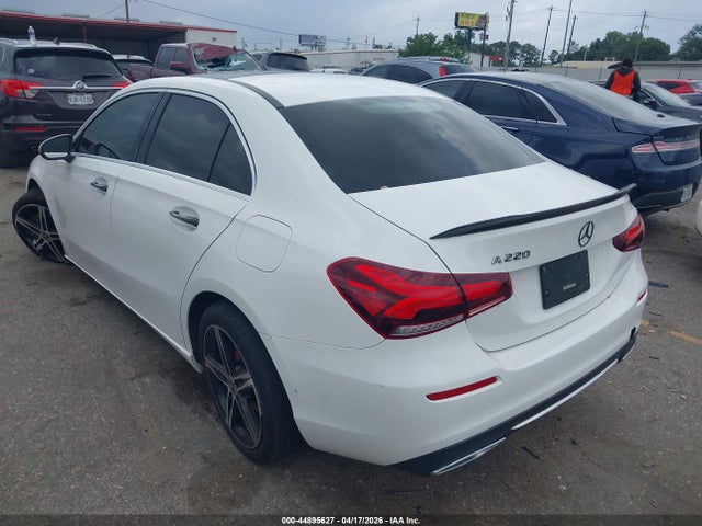 Продаж на аукціоні авто 2020 Mercedes-benz A 220, vin: W1K3G4EB7LJ226163, номер лоту: 44895627