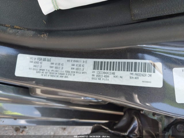 Продажа на аукционе авто 2016 Chrysler 200 Limited, vin: 1C3CCCAB4GN131486, номер лота: 44895712