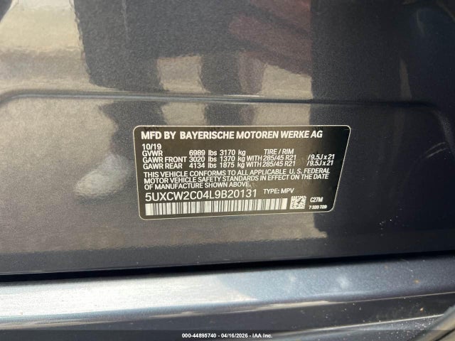 2020 BMW X7 5UXCW2C04L9B20131 Photo 8
