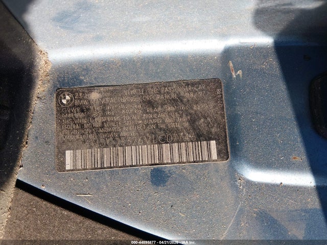 44895877 :رقم المزاد ، 4USCJ3326VLC07746 vin ، 1997 Bmw Z3 2.8l Roadster مزاد بيع