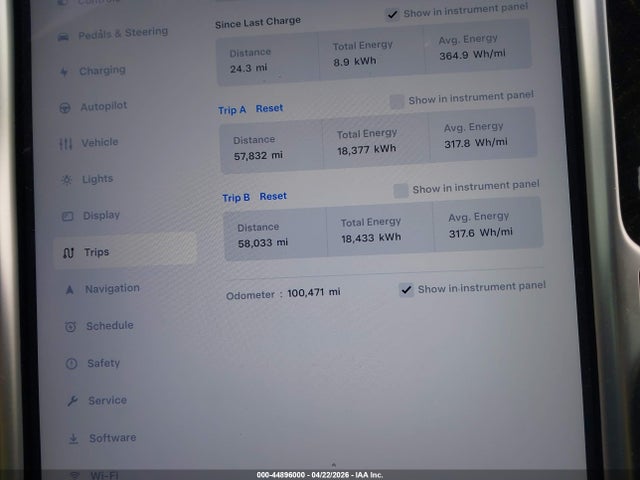Tesla MODEL S 2016 5YJSA1E26GF149739 Image 7
