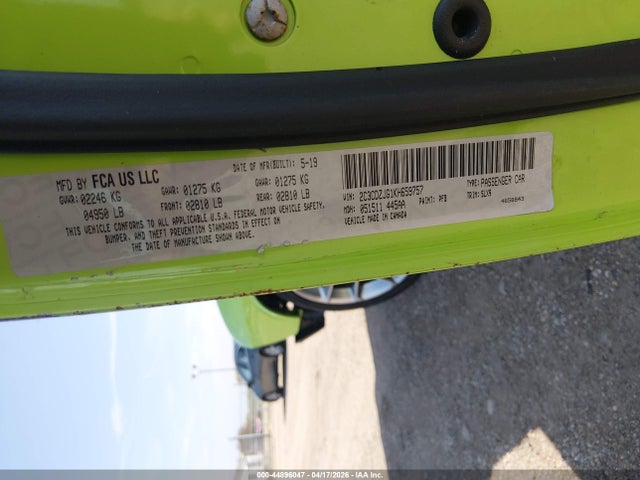 Aukcja sprzedaży 2019 Dodge Challenger Gt, vin: 2C3CDZJG1KH659757, numer aukcji: 44896047