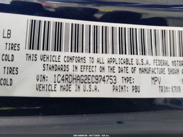 Dodge Durango Sxt 2014 1C4RDHAG2EC974753 Image 9
