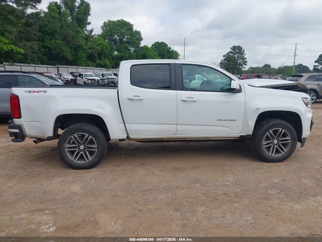 2021 Chevrolet Colorado 4wd  Short Box Wt მანქანა იყიდება აუქციონზე, vin: 1GCGTBENXM1134178, აუქციონის ნომერი: 44896199
