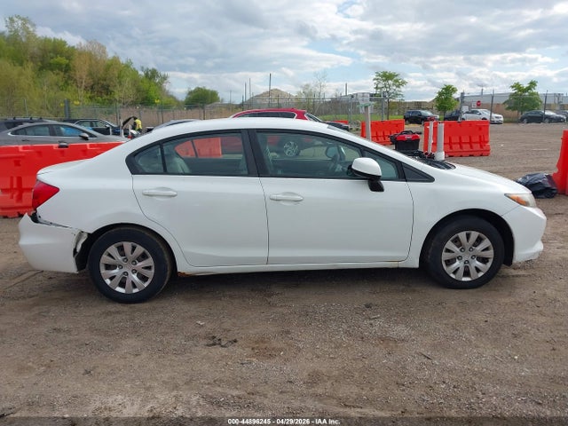 2012 Honda Civic Lx მანქანა იყიდება აუქციონზე, vin: 19XFB2F53CE001996, აუქციონის ნომერი: 44896245