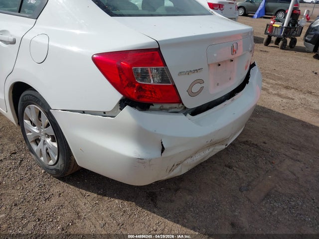 2012 Honda Civic Lx მანქანა იყიდება აუქციონზე, vin: 19XFB2F53CE001996, აუქციონის ნომერი: 44896245