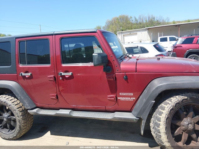 2012 Jeep Wrangler Unlimited Sport მანქანა იყიდება აუქციონზე, vin: 1C4BJWDG8CL199060, აუქციონის ნომერი: 44896278