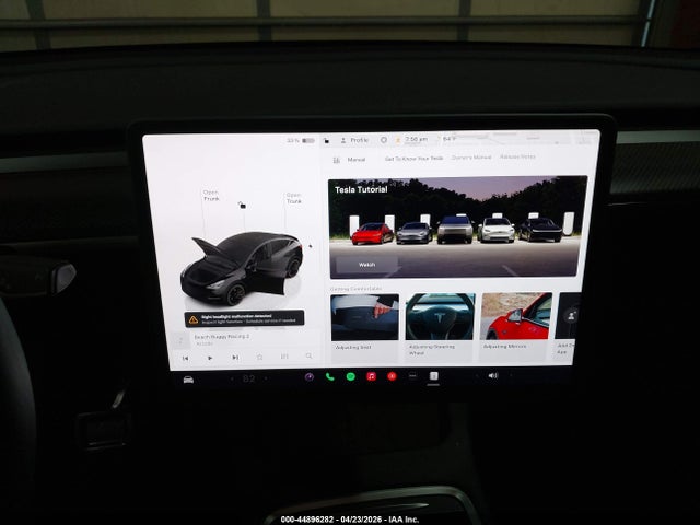 44896282 :رقم المزاد ، 7SAYGDEF7NF553940 vin ، 2022 Tesla Model Y Performance Dual Motor All-wheel Drive مزاد بيع