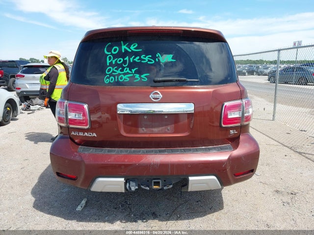 2018 Nissan Armada Sl მანქანა იყიდება აუქციონზე, vin: JN8AY2ND0J9052458, აუქციონის ნომერი: 44896316